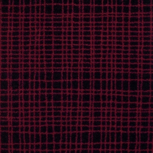 Moquette velours ras foehn design 580 malaga coloris bordeaux et rouge