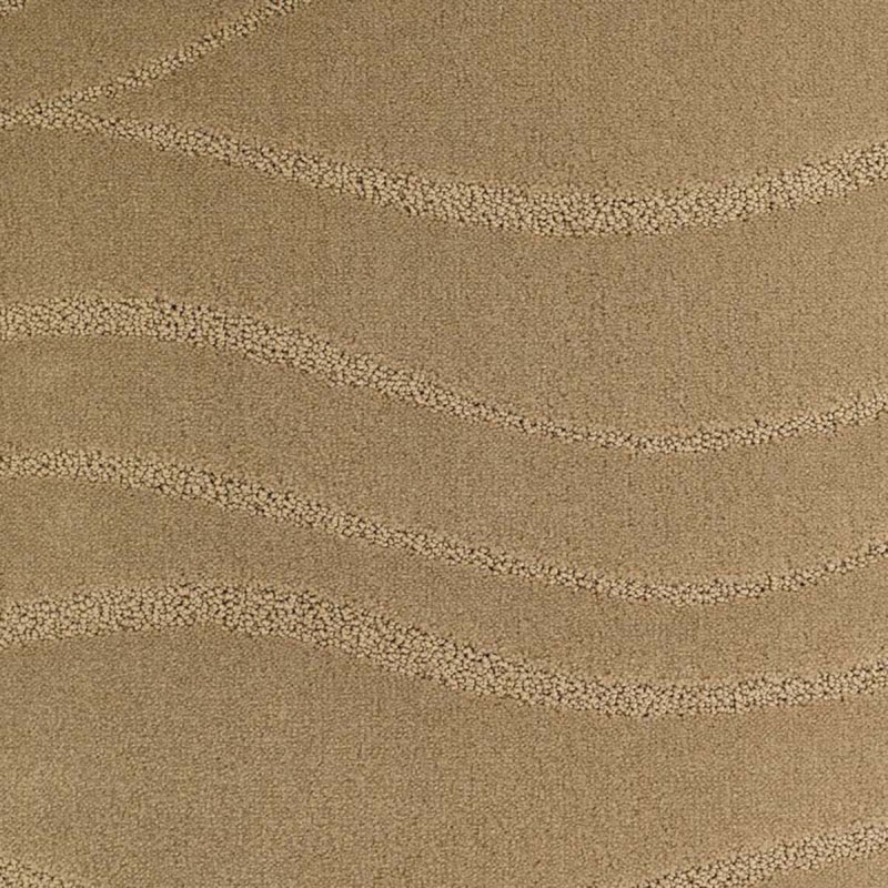 Moquette structurée dessin vague 631 moka coloris miel