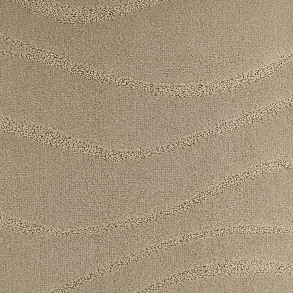 Moquette structurée dessin vague 741 gres coloris beige