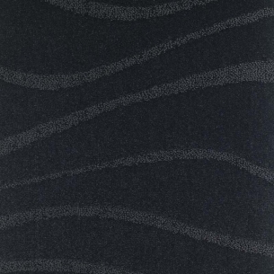 Moquette structurée dessin vague 996 jais coloris noir