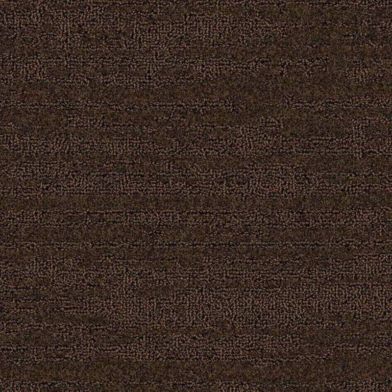 Moquette structurée dessin vague 691 Wengé coloris marron glacé