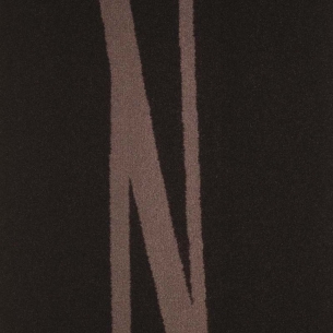 Moquette velours ras à motif velours ras chocolat et beige