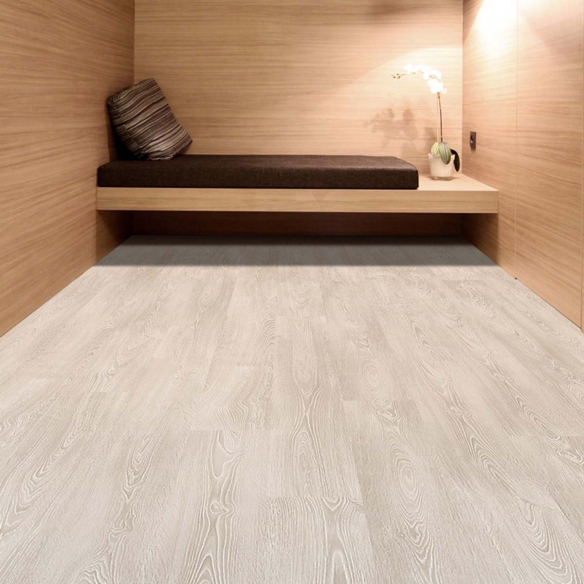 Parquet stratifié effet bois Chêne Glacé