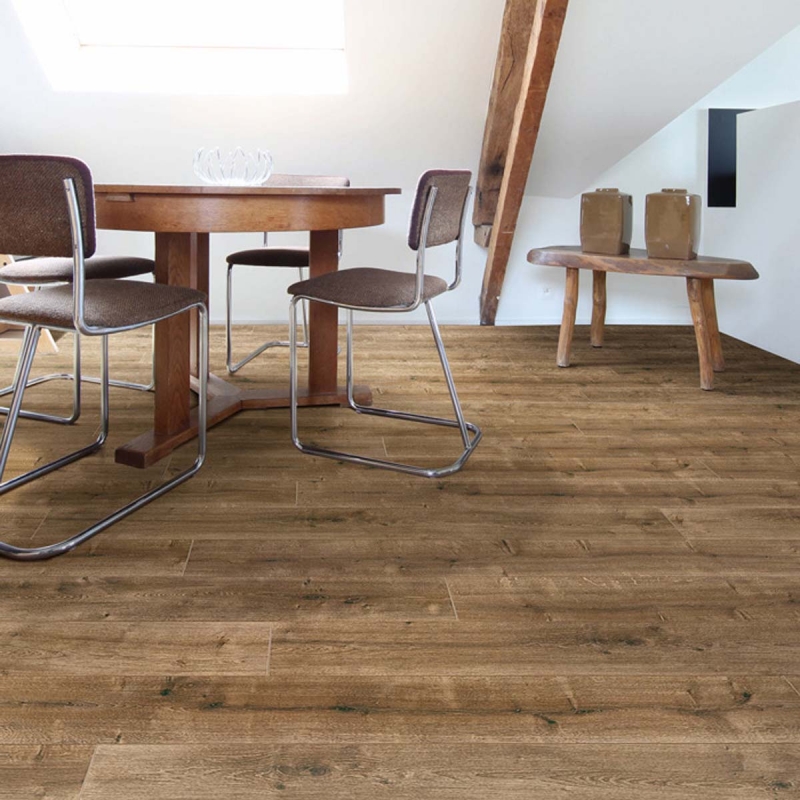 Parquet stratifié effet bois Chêne Gingembre