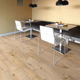 Parquet stratifié effet bois Chêne Cabine 2