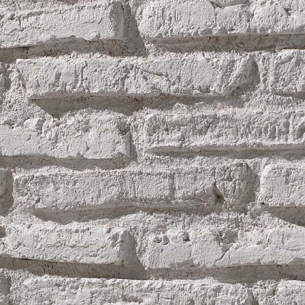 Panneau effet pierres de parement façon briques jointées LADRILLO VIEJO BLANC