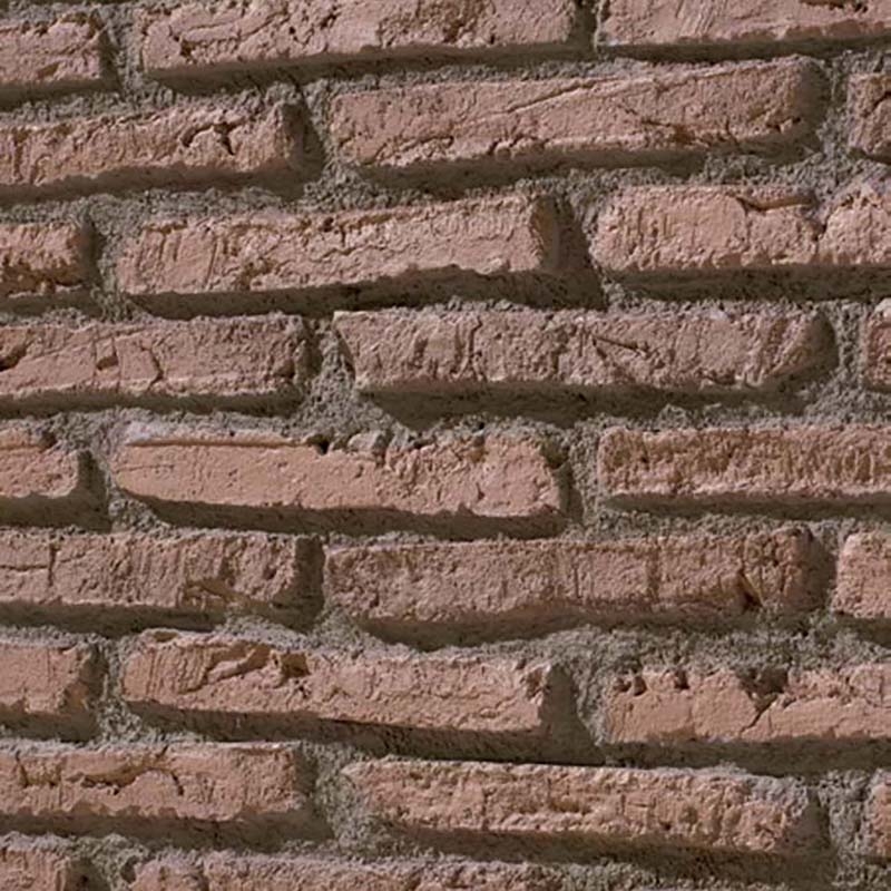 Panneau effet pierres de parement façon briques jointées LADRILLO VIEJO ARGILE
