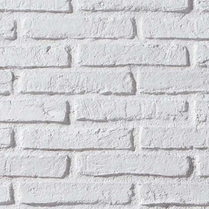 Panneau effet pierres de parement façon briques jointées LADRILLO RUSTICO BLANC