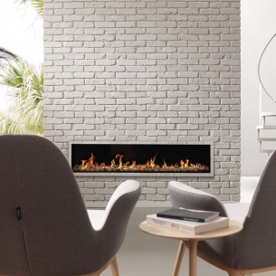 Panneau effet pierres de parement façon briques jointées LADRILLO BRITISH BLANC 2