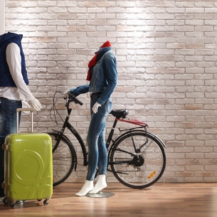 Panneau effet pierres de parement façon briques jointées LADRILLO BRITISH BLANC ANTIQUE 2