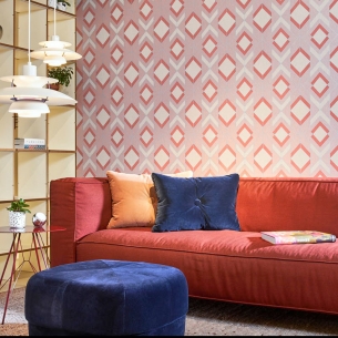 Papier Peint Helix rose...